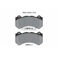 Bremsbelagsatz Scheibenbremse Textar 2584901 für Dodge für Nissan für Chevrolet