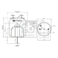 FEBI BILSTEIN 174223 Luftfederbalg