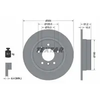 TEXTAR 92042303 Bremsscheiben 2 Stück BMW