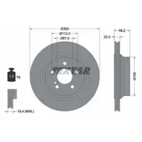 TEXTAR 92115503 Bremsscheiben 2 Stück MERCEDES-BENZ