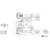 FEBI BILSTEIN 186265 Spurstangenendstück für BMW