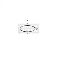 Dichtung Ölfilter Mann-filter DI 75-00 für Mercedes Benz für Mercedes Benz