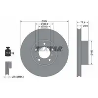 TEXTAR 92058300 Bremsscheiben 2 Stück vorne für BMW