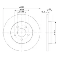 TEXTAR 92133803 Bremsscheiben 2 Stück VOLVO