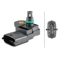 HELLA 6PP 358 152-321 Sensor, Ladedruck