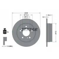 TEXTAR 92059503 Bremsscheiben 2 Stück MERCEDES-BENZ