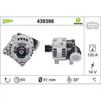 VALEO 439398 Pkw Generator Neu - ORIGINS