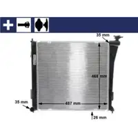 Kühler Motorkühlung Mahle CR 848 000S Behr für Hyundai für Kia