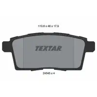 Textar Bremsenset Bremsscheiben Ø325 belüftet Bremsbeläge hinten Mazda