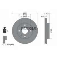TEXTAR 92133500 Bremsscheiben 2 Stück CHEVROLET