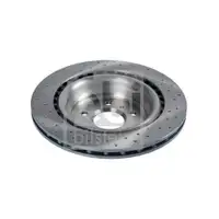 FEBI BILSTEIN 106607 Bremsscheiben 2 Stück hinten für MERCEDES-BENZ