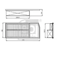 FEBI BILSTEIN 101664 Luftfilter für FIAT, OPEL, PEUGEOT, CITROËN