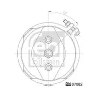 FEBI BILSTEIN 07082 Membranzylinder für SCANIA, VOLVO, NEOPLAN, MERCEDES-BENZ