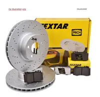 Textar Bremsenset Bremsscheiben 282 mm voll Bremsbeläge hinten Touran 1T A3 8P