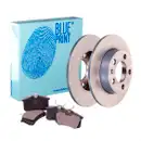 Blue Print Bremsenset Bremsscheiben 232 mm voll Bremsbeläge hinten Golf 4 1J