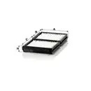 Filter Innenraumluft Mann-filter CU 2033-2 für Mazda