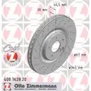 Zimmermann 400.3628.20 Bremsscheiben 2 Stück MERCEDES-BENZ