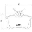Textar Bremsenset Bremsscheiben Ø245 voll Bremsbeläge hinten Audi A6