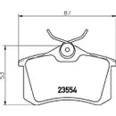 Textar Bremsenset Bremsscheiben Ø245 voll Bremsbeläge hinten Audi A6
