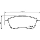 Textar Bremsenset Scheiben 247 mm belüftet Bremsbeläge vorn Aygo B1
