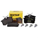 Textar Set Scheiben Ø256 vorn belüft. Ø230 hinten voll Beläge Audi VW Skoda Seat