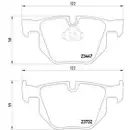 Original Textar Bremsenset Bremsscheiben Ø320 belüftet Bremsbeläge hinten WK BMW