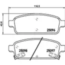 Textar Bremsenset Bremsscheiben Ø292 voll Bremsbeläge hinten Opel Chevrolet