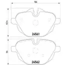 Textar Bremsbeläge hinten + Warnkontakt BMW 5er Touring F11