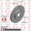Zimmermann 430.2631.20 Bremsscheiben 2 Stück CHEVROLET