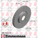 Zimmermann 600.3242.20 Bremsscheiben 2 Stück SEAT