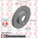 Zimmermann 450.5207.20 Bremsscheiben 2 Stück LAND ROVER
