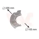 VAN WEZEL 5888372 Spritzblech Bremsscheibe vo. re.