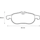 Bremsbelagsatz Scheibenbremse Jurid 573089J für Fiat für Opel für Vauxhall