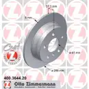 Zimmermann 400.3644.20 Bremsscheiben 2 Stück MERCEDES-BENZ