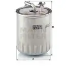MANN-FILTER WK 822/3 Kraftstoffilter