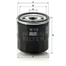 MANN-FILTER W 712 Oelfilter
