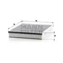 MANN-FILTER CUK 25 007 Innenraumluftfilter