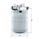 MANN-FILTER WK 823/2 Kraftstoffilter