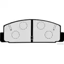 HERTH+BUSS JAKOPARTS J3613002 Bremsbelagsatz, Scheibenbremse