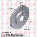 Zimmermann 185.3951.00 Bremsscheiben 2 Stück DAEWOO