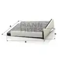 MANN-FILTER CUK 2231 Innenraumluftfilter