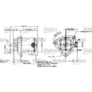 Elektromotor Kühlerlüfter Valeo 698084 für Renault