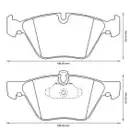 Bremsbelagsatz Scheibenbremse Jurid 573188J für Bmw Vorderachse