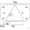 HERTH+BUSS ELPARTS 83830052 Heckleuchte R