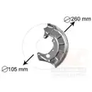 VAN WEZEL 5880371 Spritzblech Bremsscheibe vo. li.