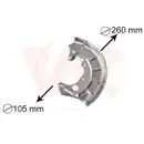 VAN WEZEL 5880371 Spritzblech Bremsscheibe vo. li.