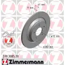 Zimmermann 370.3085.20 Bremsscheiben 2 Stück MAZDA