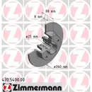 Zimmermann 470.5400.00 Bremsscheiben 2 Stück RENAULT