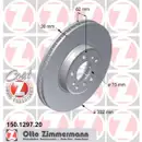 Zimmermann 150.1297.20 Bremsscheiben 2 Stück BMW