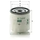 MANN-FILTER W 712/43 Oelfilter